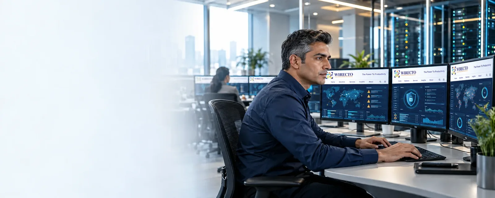 Cyber security services in India - Wirecto team at work