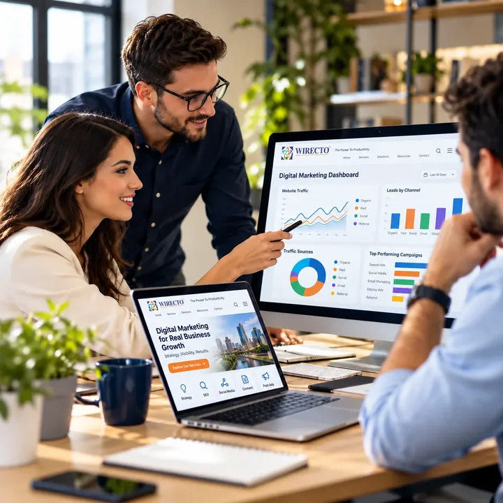 Digital Marketing by Wirecto Technologies
